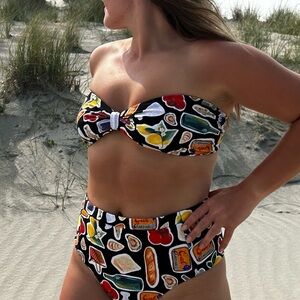 Lisa Says Gah Bikini In Italian Summer Print